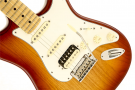 GUITARRA FENDER 011 3112 - AM STANDARD STRATOCASTER SHAWBUCKER ASH HSS MN - 747 - SIENNA SUNBURST