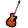 VIOLÃO AÇO FENDER ELÉTRICOACUSTICO DREADNOUGHT CD 60 CE CUTAWAY 096136 BROWN SUNBURST 