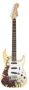 GUITARRA FENDER STRATO STANDARD DAVID LOZEAU ROSE TATTOO    