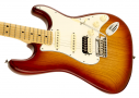 GUITARRA FENDER 011 3112 - AM STANDARD STRATOCASTER SHAWBUCKER ASH HSS MN - 747 - SIENNA SUNBURST