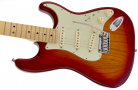 GUITARRA FENDER 011 9302 - AM DELUXE ASH STRATOCASTER - 731 - AGED CHERRY SUNBURST