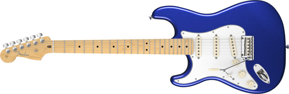 Guitarra Fender 011 3022 - am Standard Stratocaster lh mn - 795 - Mystic Blue 