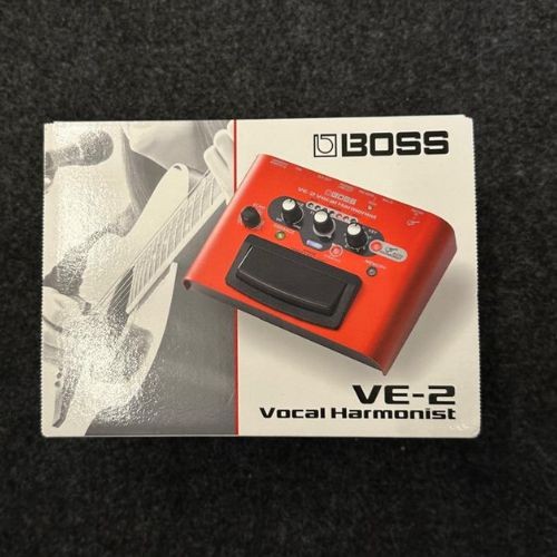 Pedal de Voz Boss Ve-2 Vocal Harmonist Com Harmonia, Reverb e Delay 