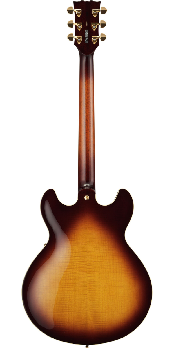 Guitarra Yamaha Sa2200 bs Semi Acústica Brown Sunburst Com Case 
