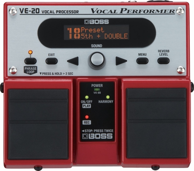 Pedal Voz Boss Ve-20 Processador Vocal 