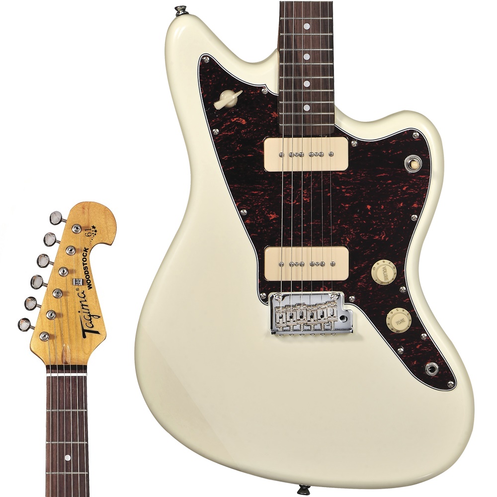 Guitarra Tagima Woodstock - Tw-61 Branco Vintage        