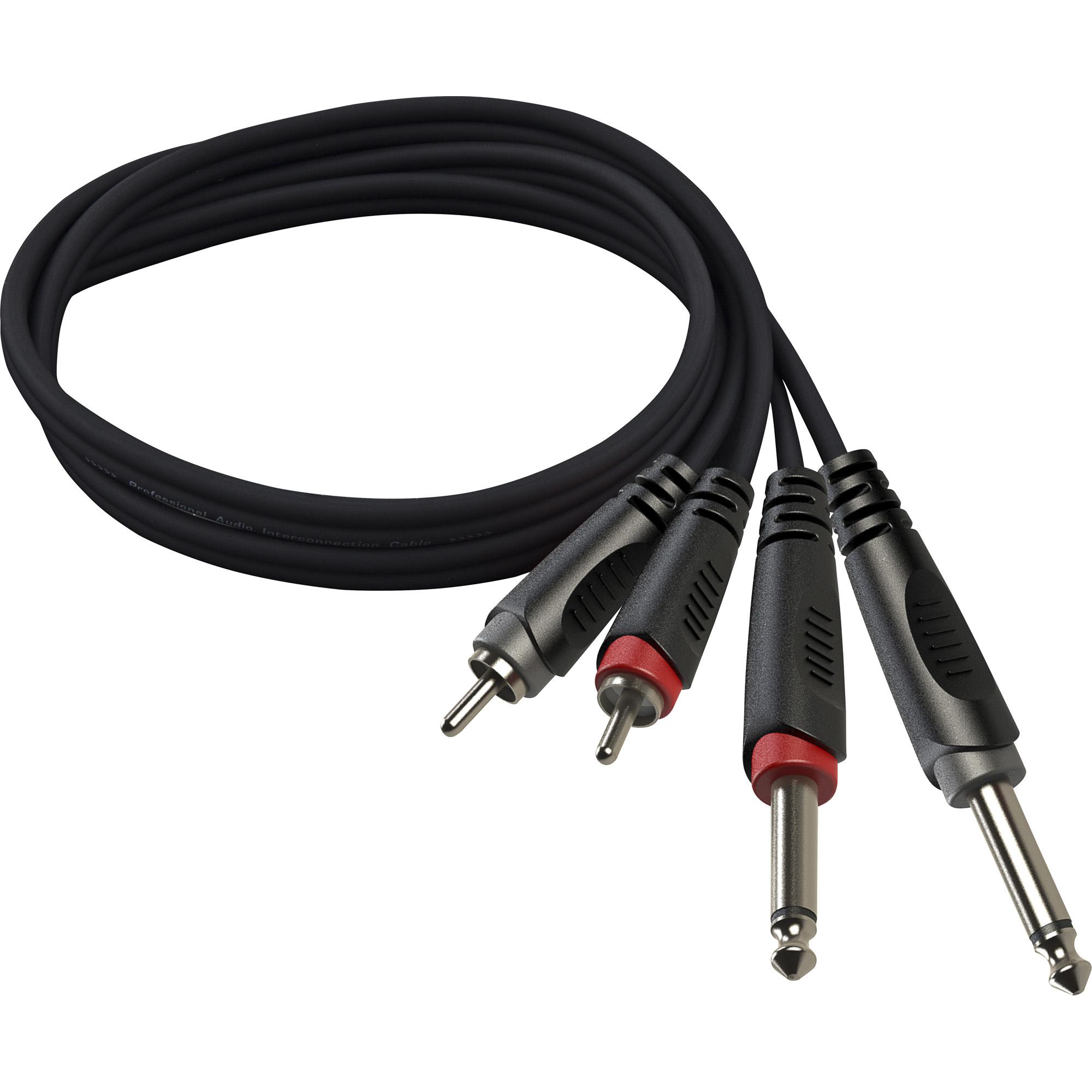 Cabo Para áudio 2p10 x 2rca 2m Player Preto Hayonik 