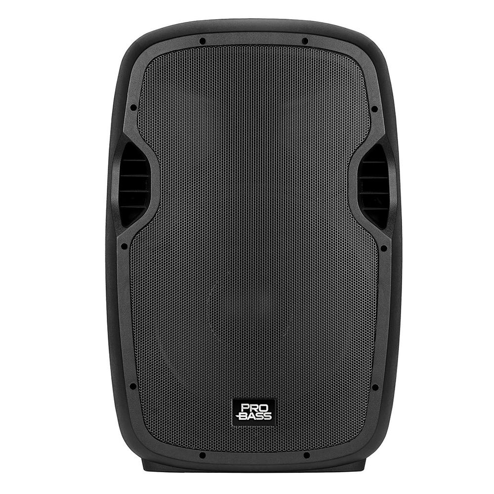 Caixa Amplificada Pro Bass Elevate 115 800w Rms Bluetooth/sd Display Lcd Preto Pbelevate115 