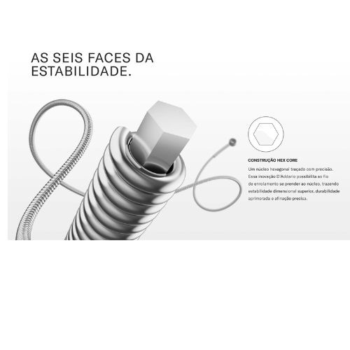 Encordoamento Para Guitarra 10-48 D'addario xl Chromes Ecg23 