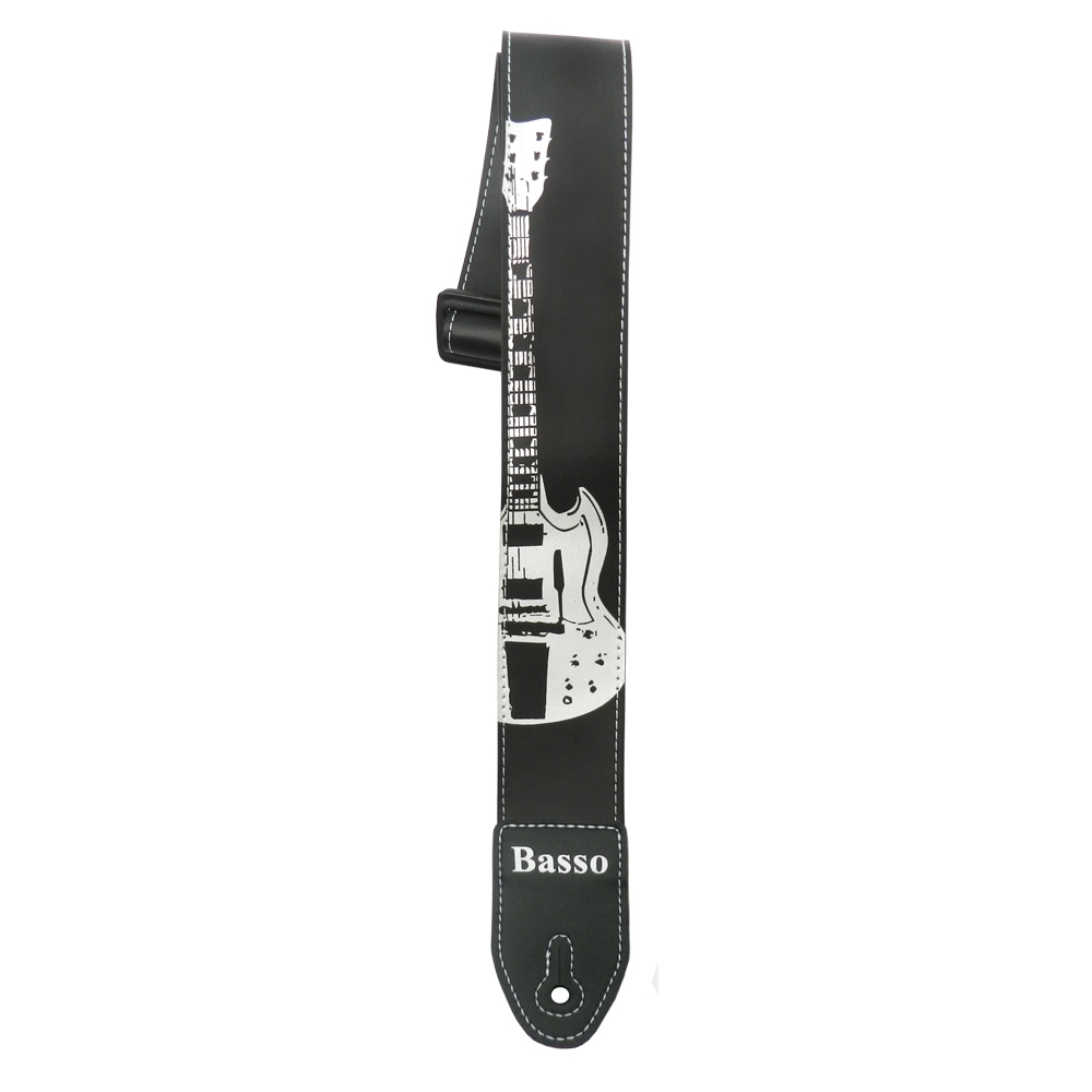 Correia Basso Straps Guitarra Tipo sg - Serigrafia 