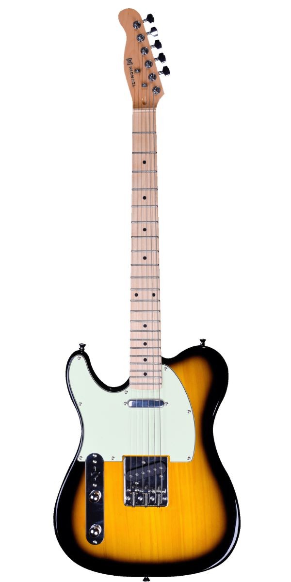 Guitarra Michael Gm385n lh vs Slide Canhota Vintage Sunburst tl 