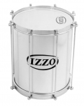 Surdo 14"x30cm Alumínio Pele Leitosa Izzo 