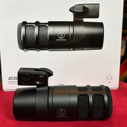Microfone Audio-technica At2040 Dinâmico Hipercardioide Para Podcast e Streaming 