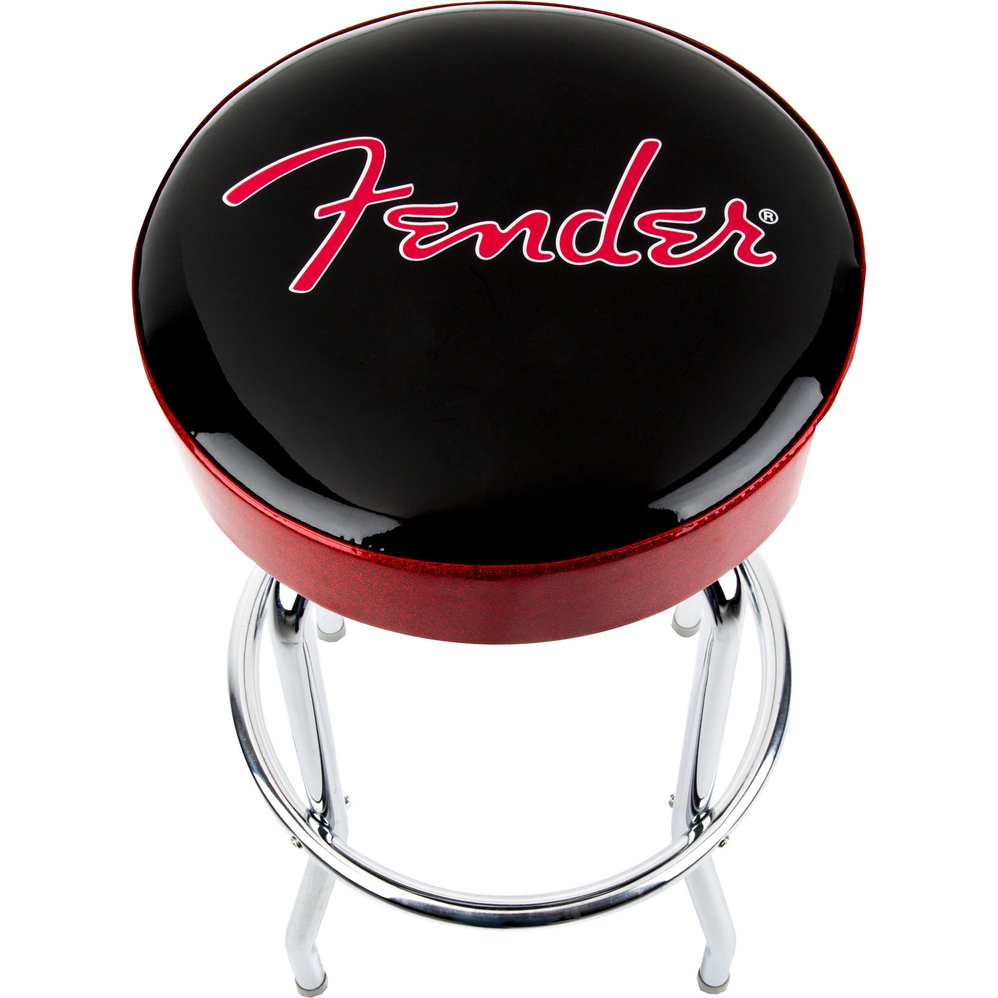 Banco Barstool 30" Vermelho/preto Fender 