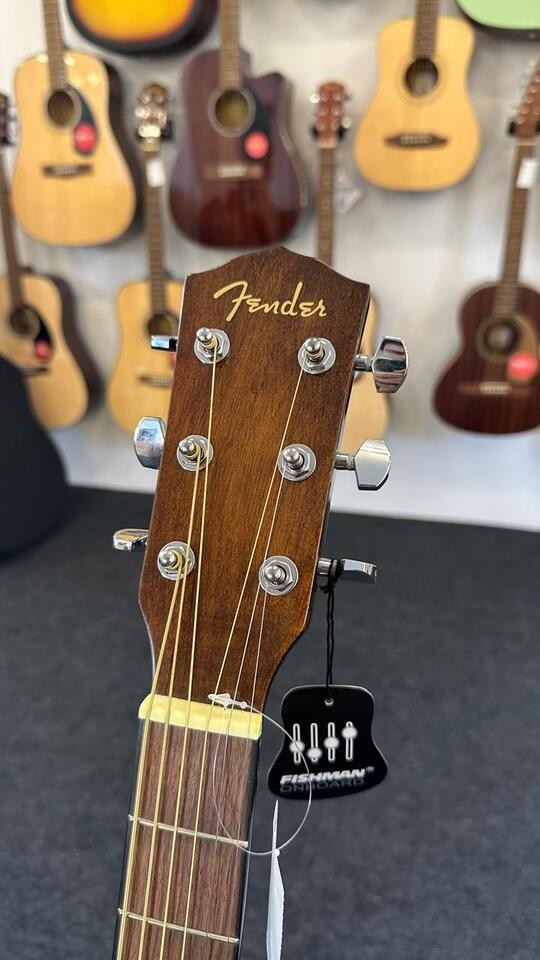 Violão Fender Cd-60sce Aço Eletroacústico Natural 