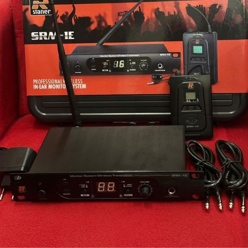 Sistema de Monitoração Sem Fio Staner Srm-1e/srm-1r In-ear Uhf 16 Canais 