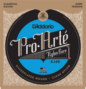 Encordoamento Violão D'addario Pro Arte Nylon Ej46 Alta 