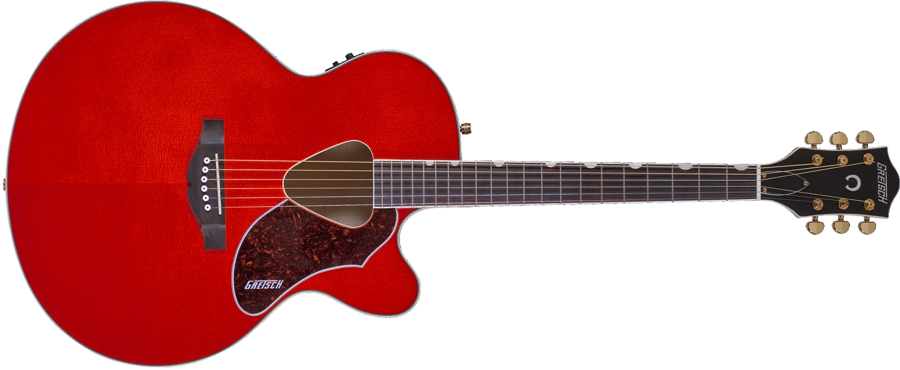 Violão Gretsch Rancher Jumbo Aço Eletroacústico Red Savannah Sunset 