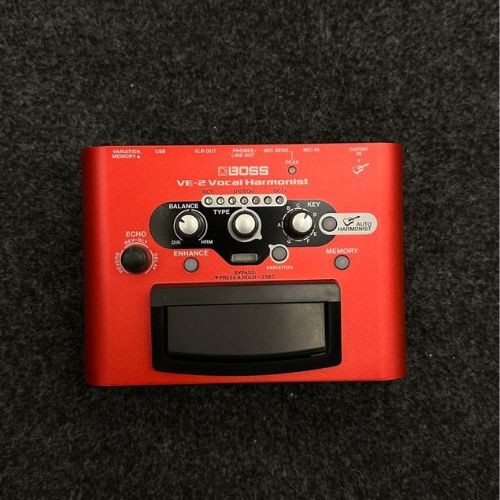 Pedal de Voz Boss Ve-2 Vocal Harmonist Com Harmonia, Reverb e Delay 