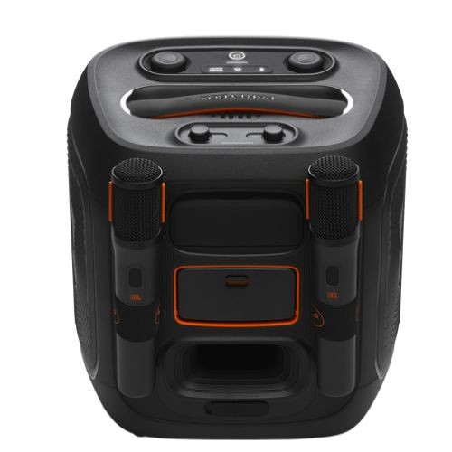 Caixa de Som Jbl Partybox Encore 2 Bluetooth 100w Rms Com 2 Microfones Sem Fio, Bateria de Até 15h, Luzes Dinâmicas, Ipx4 e Som Jbl Pro Sound. 