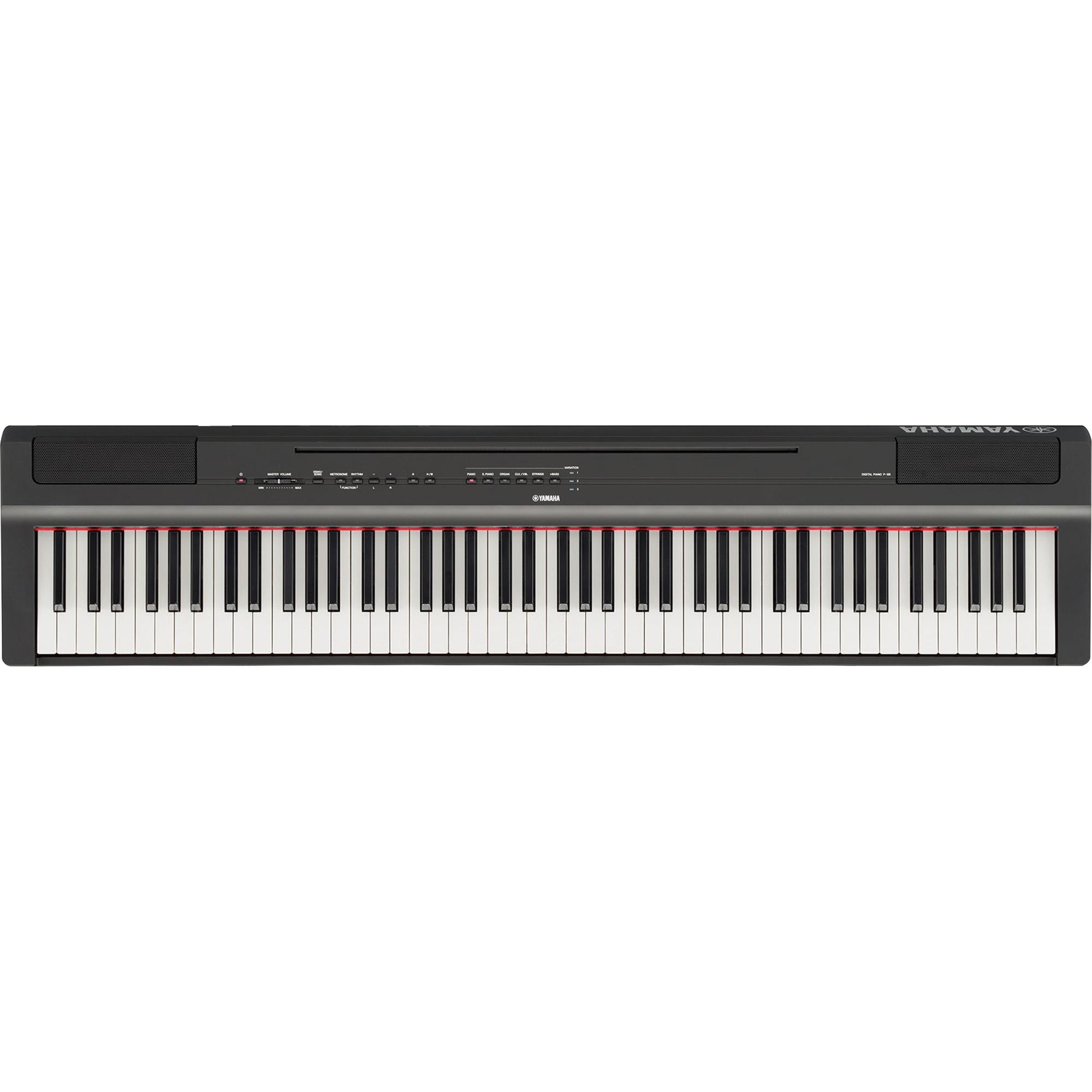 Piano Digital Yamaha P125b Preto 