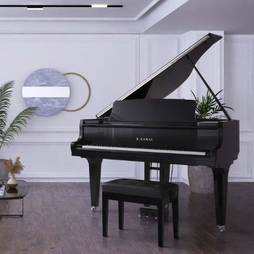 Piano Acústico de Cauda Kawai Gl-10 Baby Grand 153cm Preto Alto Brilho 
