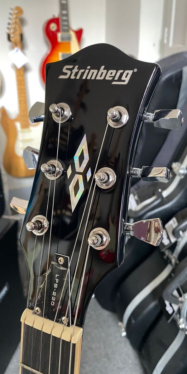 Guitarra Canhota Strinberg Lps230 sb lh Les Paul Sunburst 2 Humbuckers 