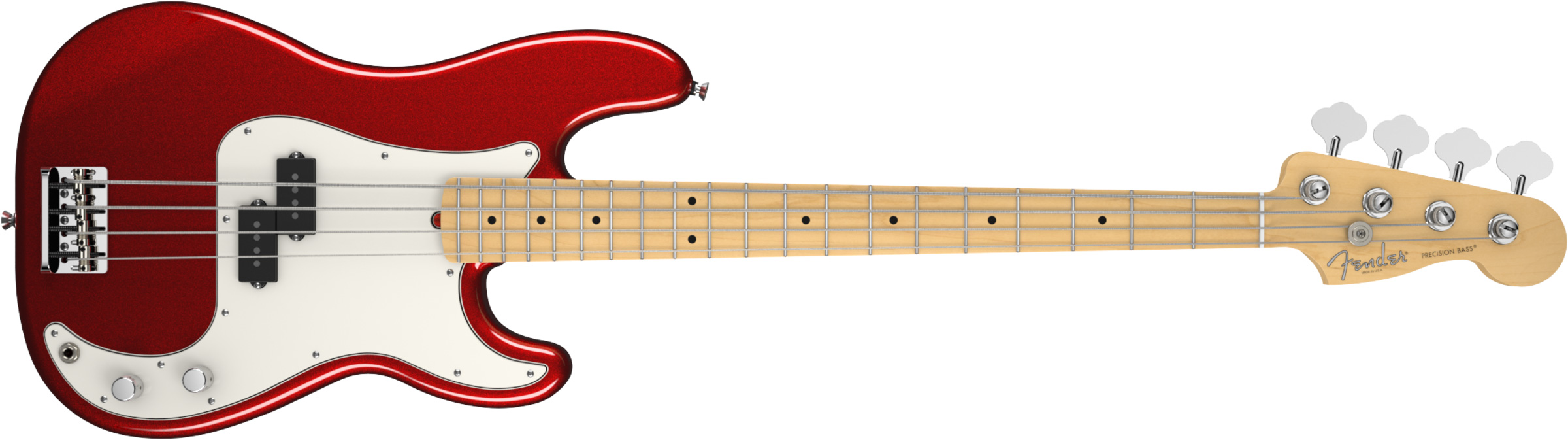 Contrabaixo Fender 019 3600 - am Standard Precision Bass rw - 794 - Mystic Red 