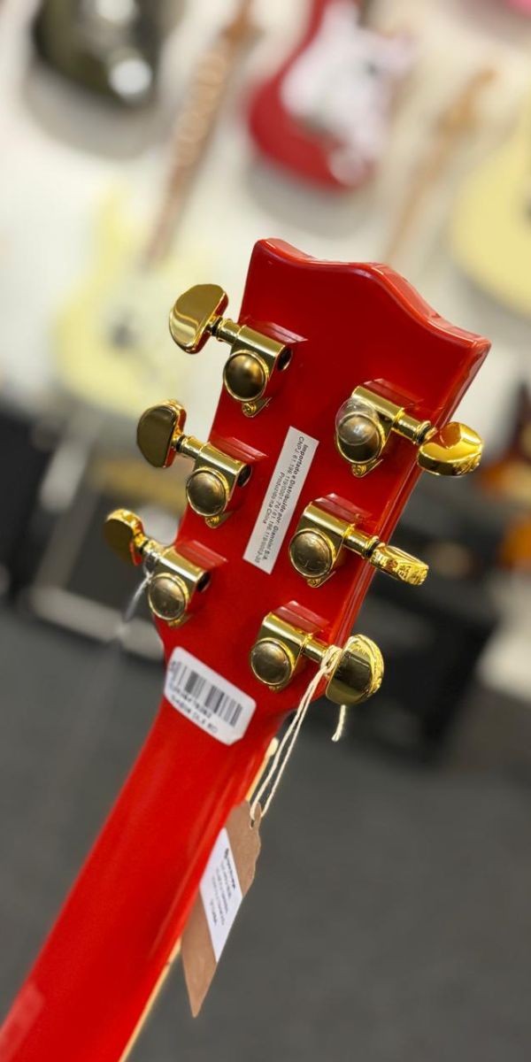 Guitarra Elétrica Giannini Sonic Deluxe Diamond Gae06 Dlx rd Red Semiacústica 