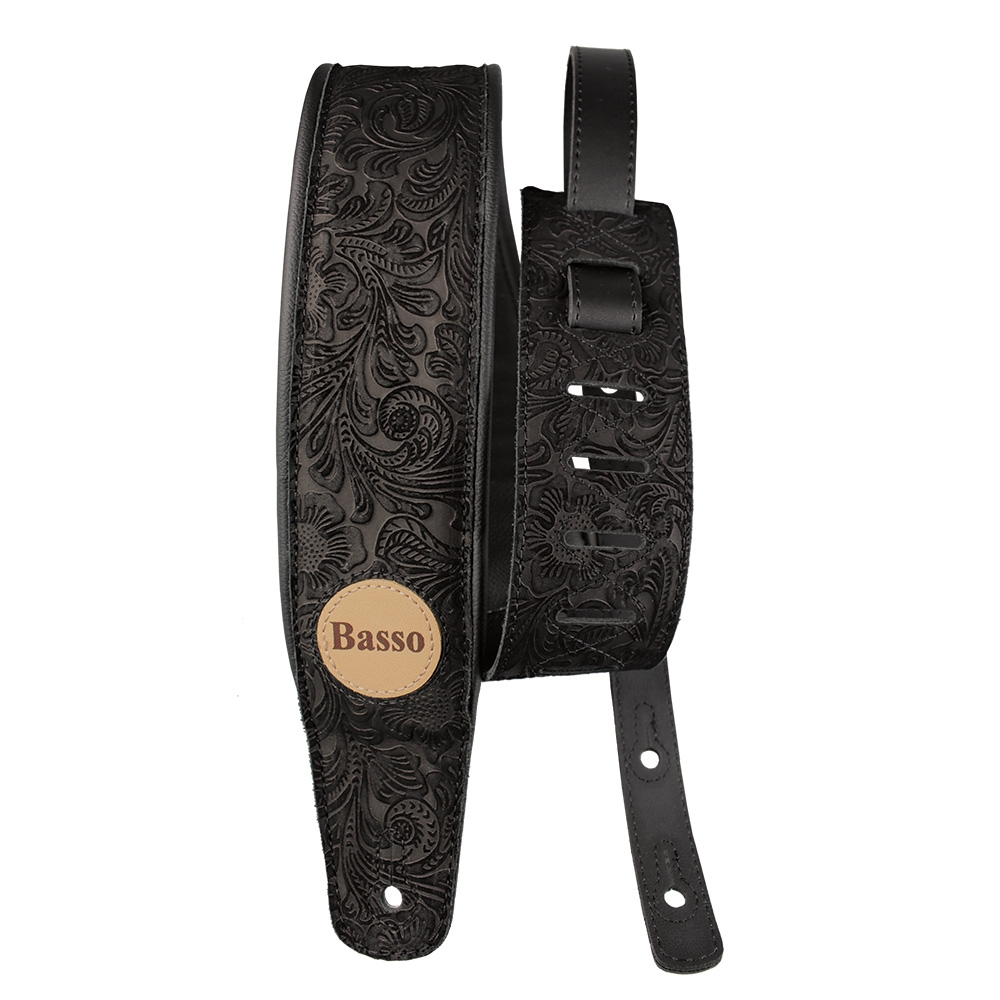 Correia Basso Straps Floral Envelhecido Marrom 