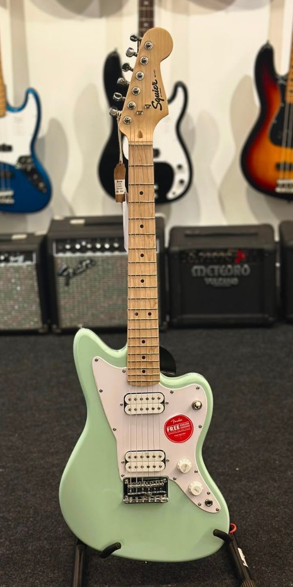 Guitarra Squier Mini Jazzmaster hh Surf Green Maple by Fender 