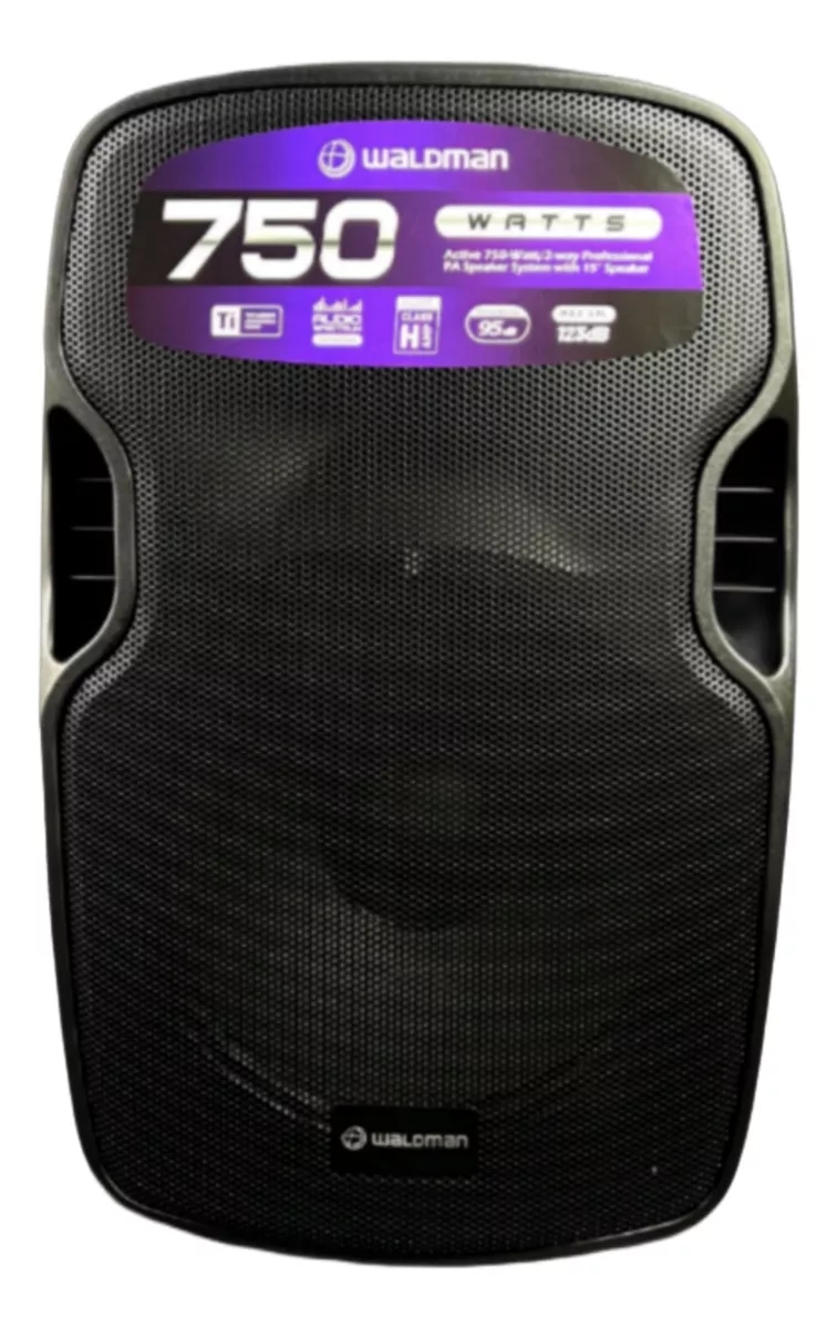 Caixa Ativa Waldman Rc-750x Rc750x 15 Pol 750w Bluetooth 