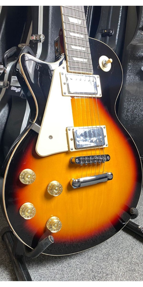 Guitarra Canhota Strinberg Lps230 sb lh Les Paul Sunburst 2 Humbuckers 
