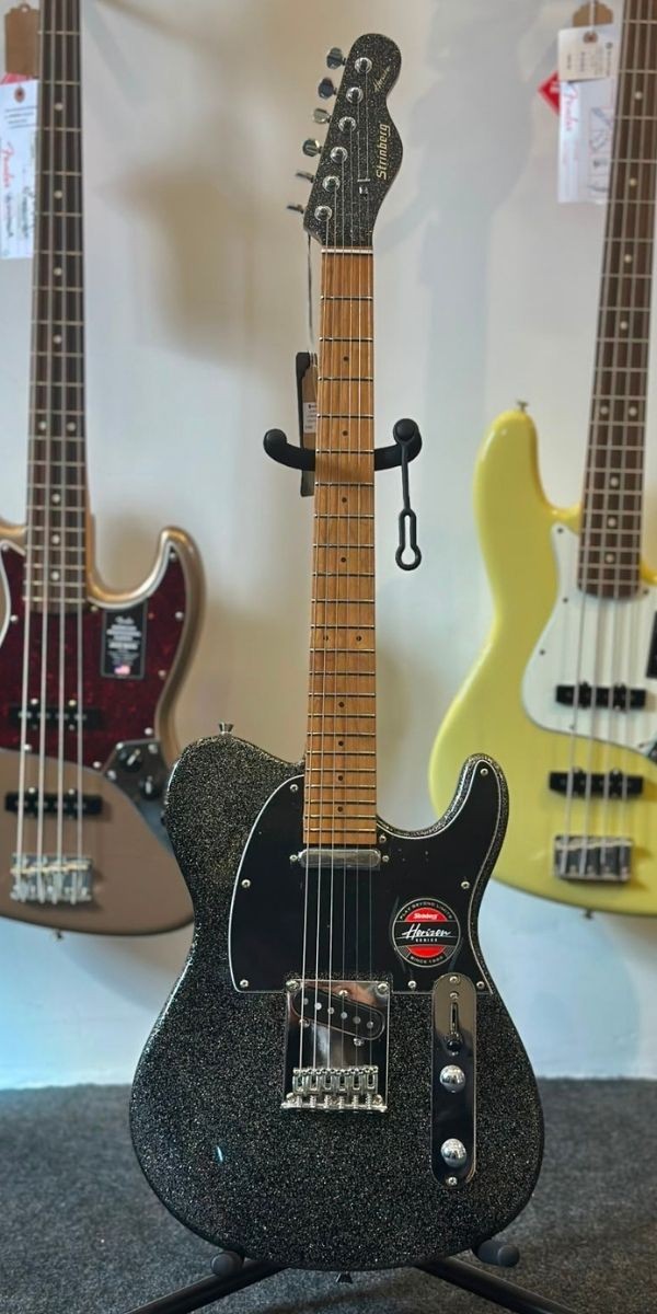 Guitarra Strinberg Horizon H250 Bls Black Sparkle Com Captadores Alnico v e Bag 
