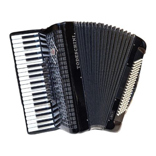 Acordeon Todeschini 41 Teclas e 120 Baixos Preto Com Bag Yw827 