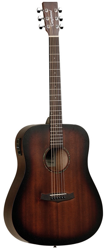 Violão Tanglewood Crossroads Twcr de Aço Eletroacústico Whiskey Barrel Burst Satin 