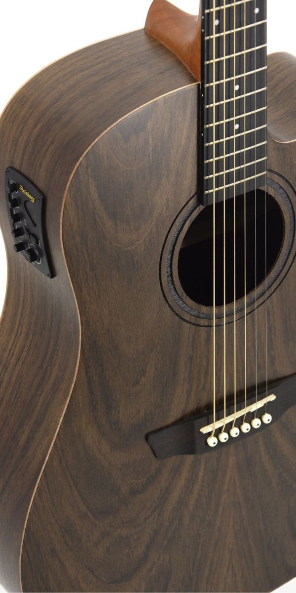 Violão Strinberg Forest Fs4d ws Folk Aço Eletroacústico Cutaway Walnut Satin Com Afinador 