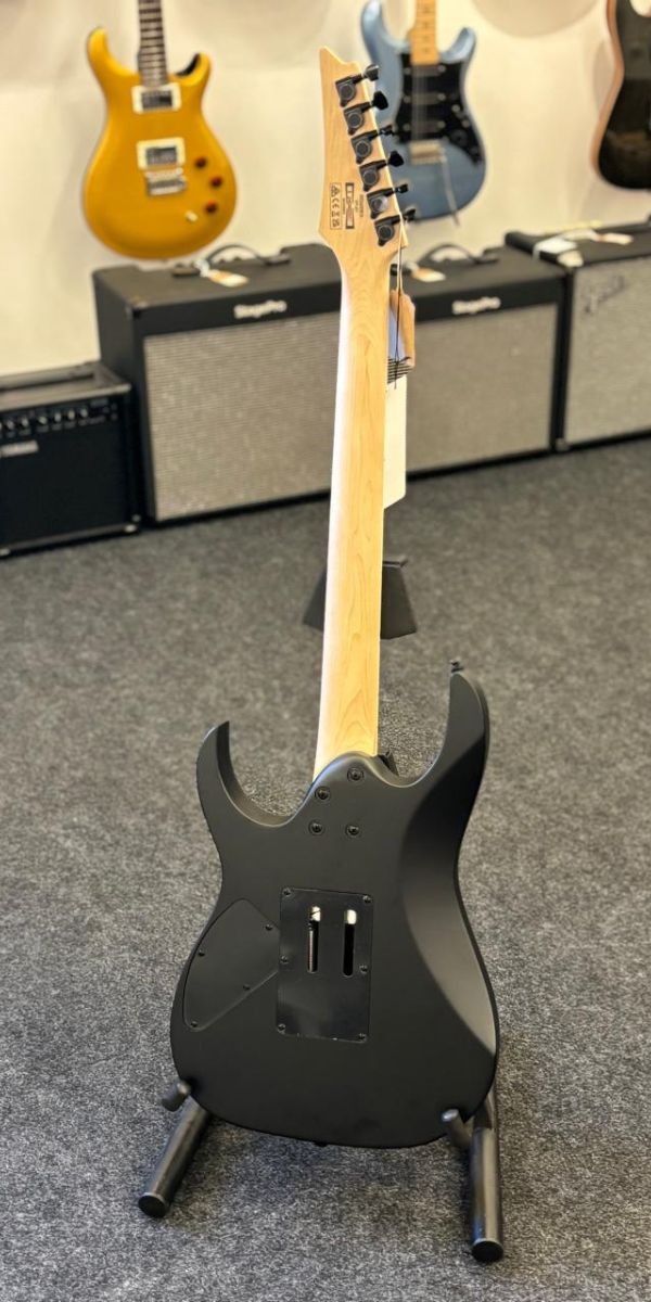 Guitarra Ibanez Rg420ex Bkf Black Flat hh Com Floyd Rose 