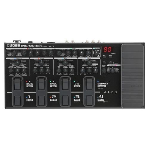 Pedaleira Boss Me-90 Multiefeitos Para Guitarra Com Aird e Pedal de Expressão 