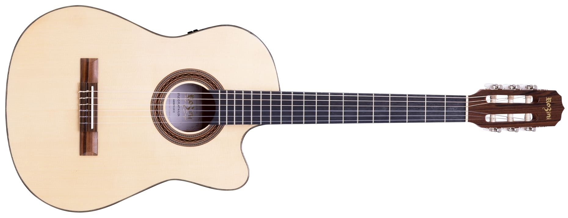 Violão Studio Rozini Rx515 Re2.n.ct.lp Flat Ativo Nylon 
