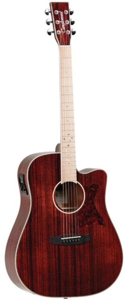 Violão Tanglewood Winterleaf Blonde Tw5e Blb Aço Eletroacústico Barrosa Red 