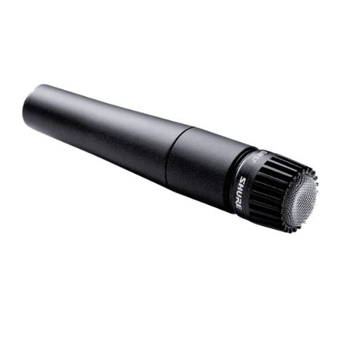 Microfone Dinâmico Shure Sm57-lc Cardioide Xlr Para Instrumentos e Voz 