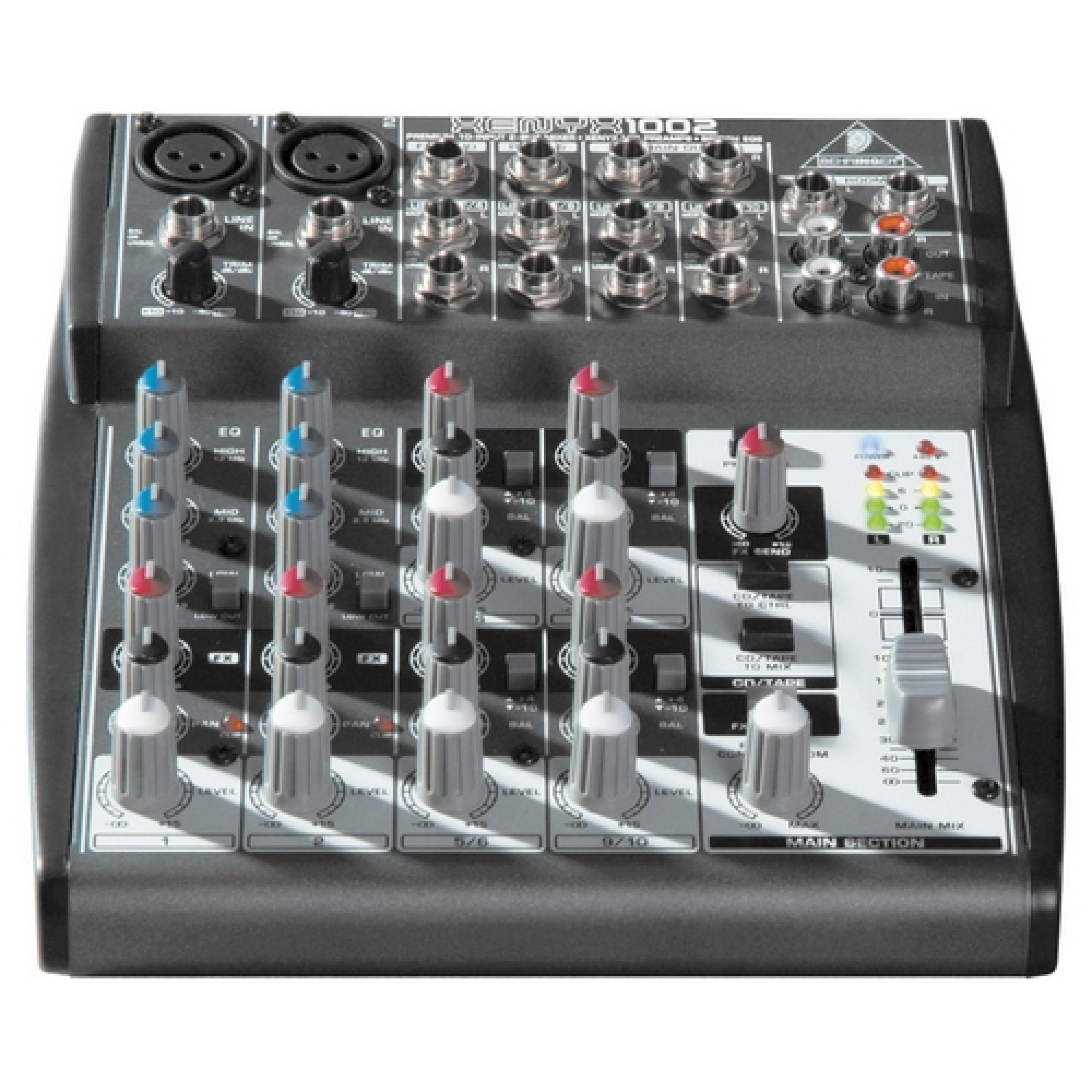 Mesa de Som 10 Canais Xenyx 1002 Behringer 