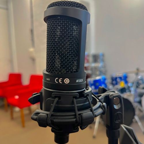Shock Mount Audio-technica At8455 Para Microfone At2020usb-x e At2020usb-xp 