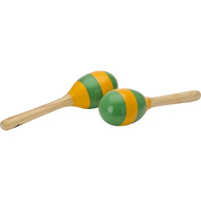 Maraca Infantil Madeira Par Dolphin 