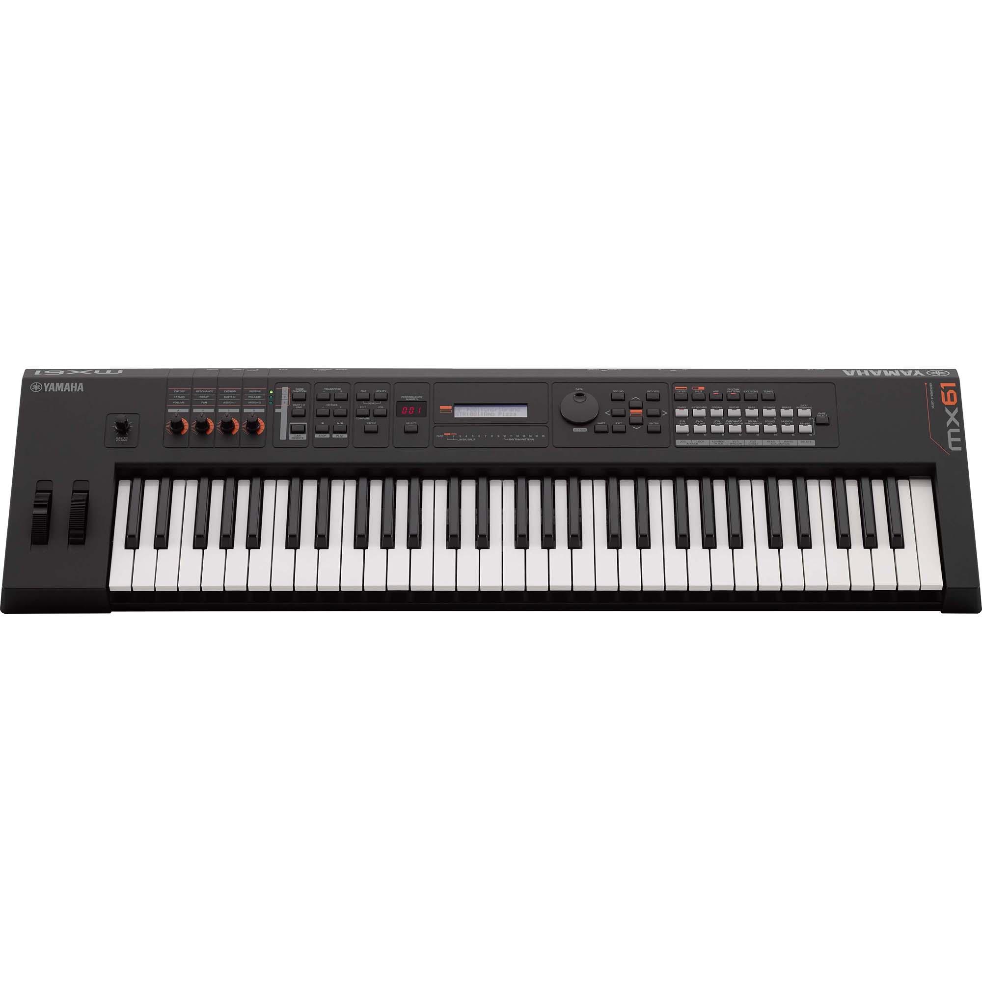 Teclado Sintetizador Mx61 bk Preto Yamaha 