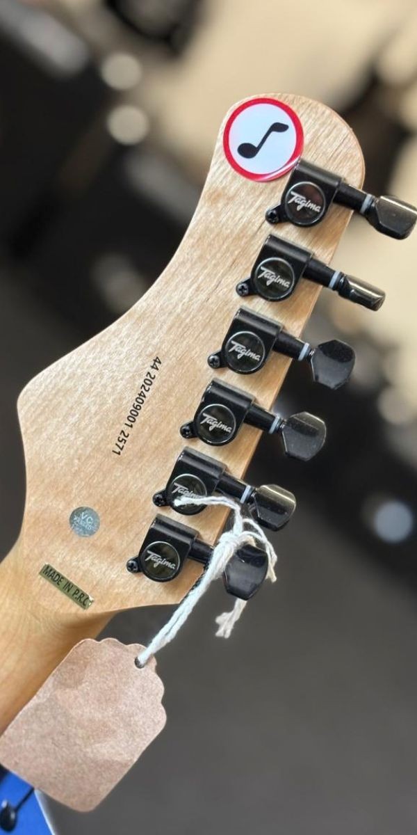 Guitarra Tagima Duo Smart-h bk Offset 2 Humbuckers Overdrive Delay Black 
