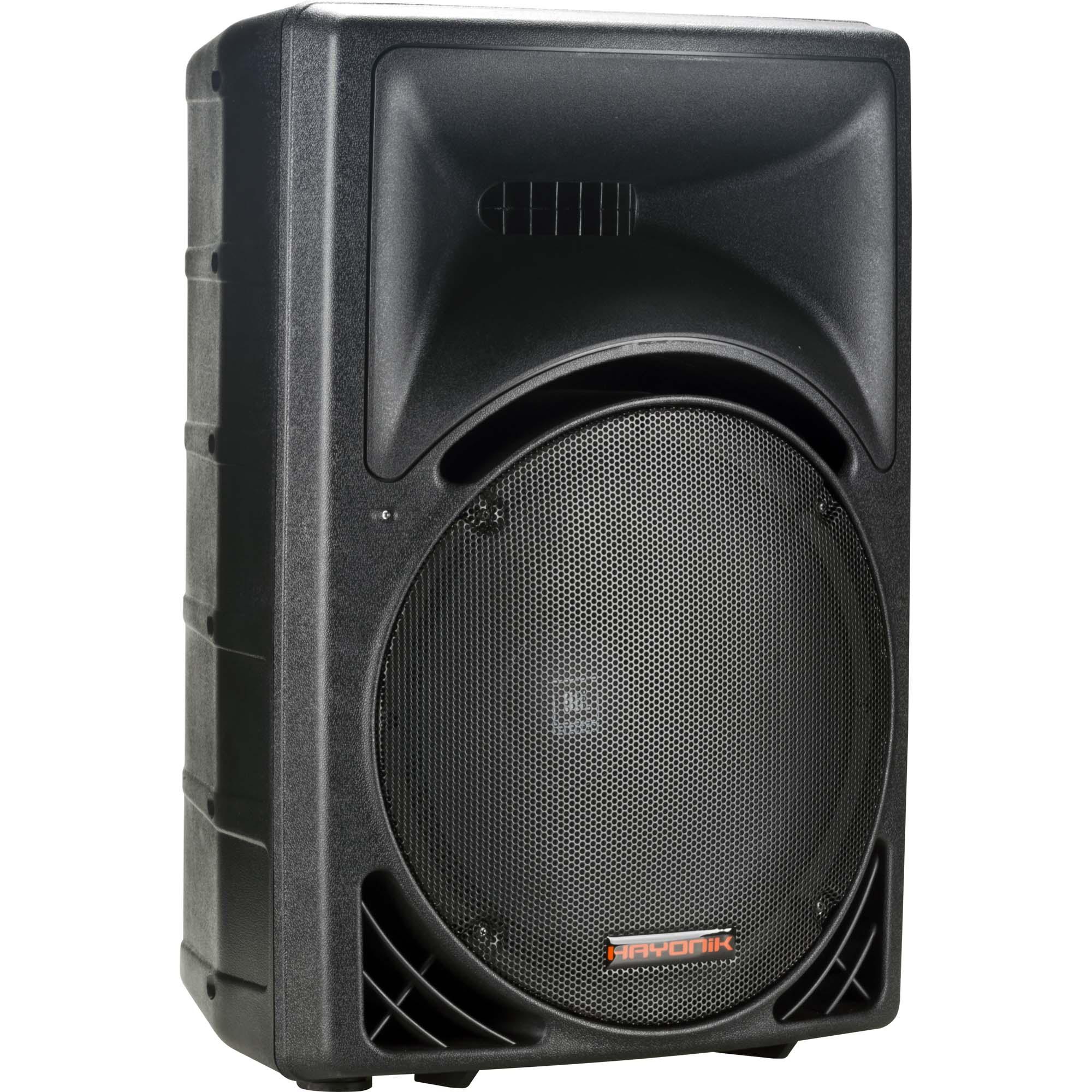 Caixa Acústica Ativa 15" 300w Rms Usb/sd/fm/bluetooth Hbt-15300 Preta Hayonik 