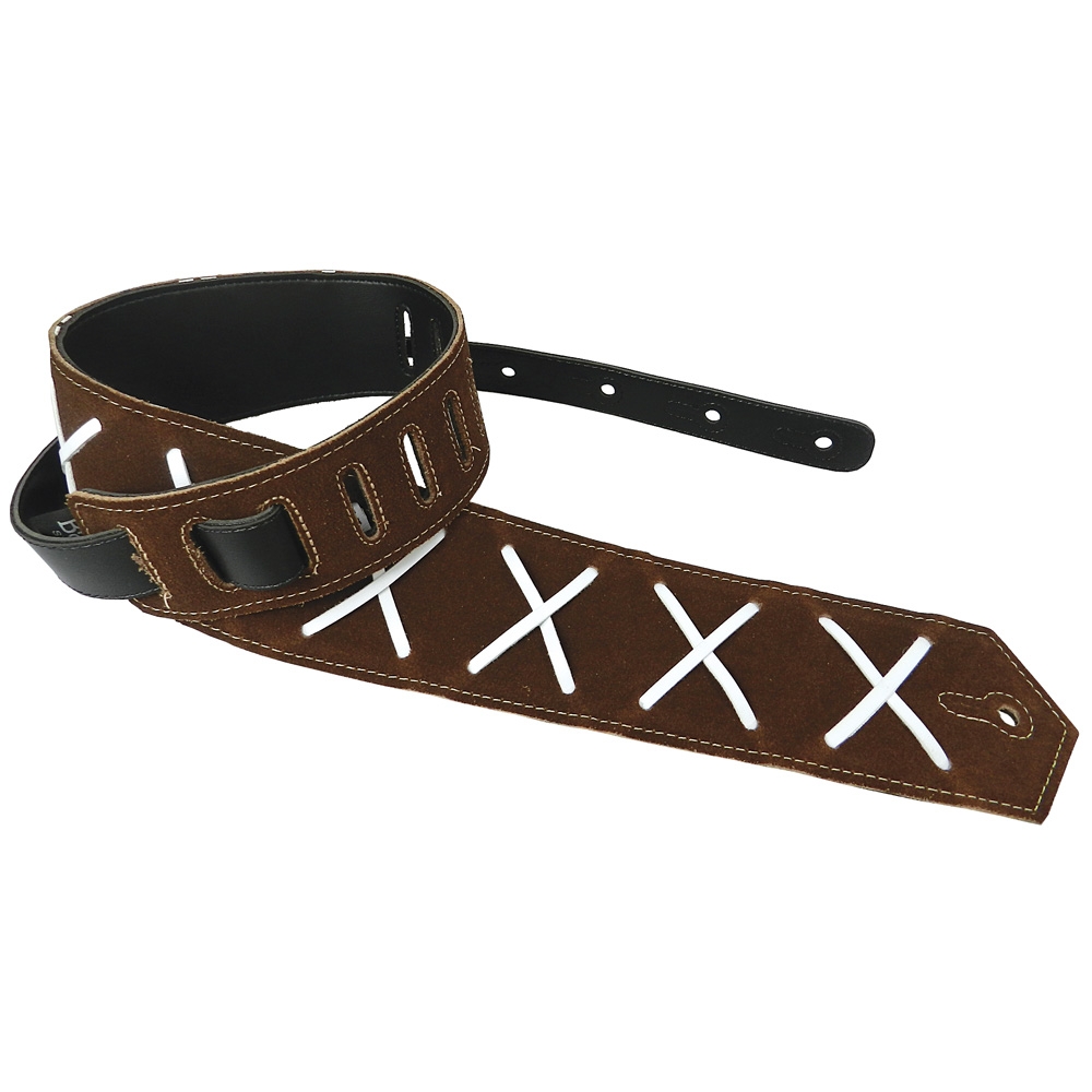 Correia Basso Straps Dg-02 Marrom Trançada em x 