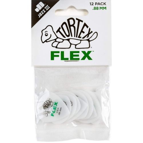 Palheta Tortex Flex Jazz Iii 0,88 mm Pct C/12 468p.88 Dunlop 